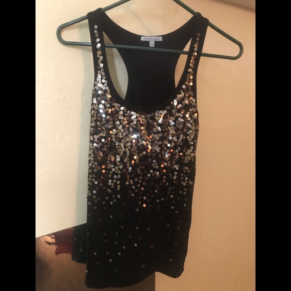 Sequin Tank Top